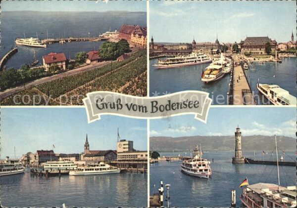 Bodensee Leuchtturm Hafen