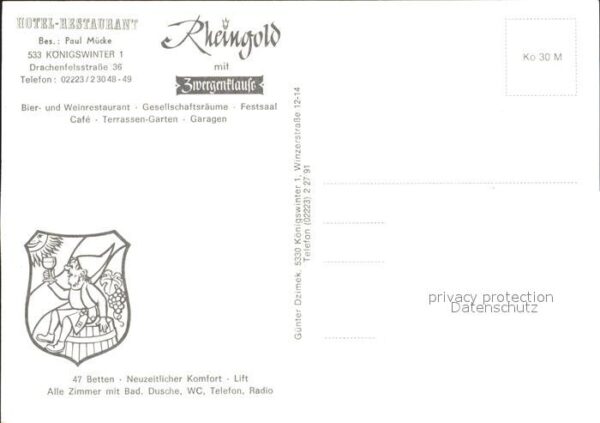 Koenigswinter Hotel Rheingold Kutsche – Bild 2