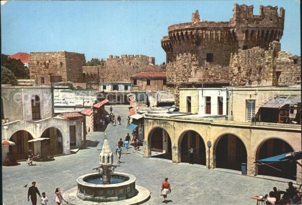 Rhodos Rhodes Aegaeis Altstadt