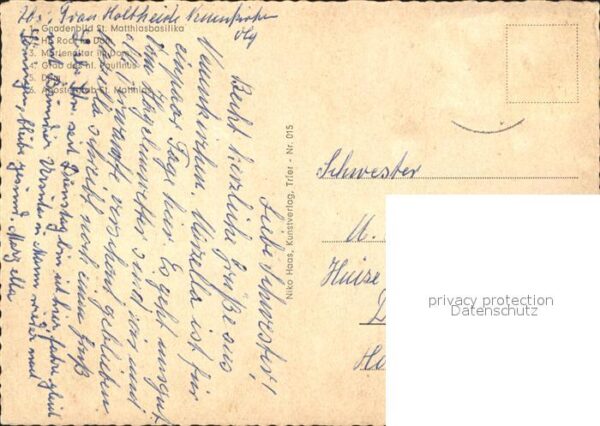 Trier Gnadenbild Sankt Matthiasbasilika Marie – Bild 2