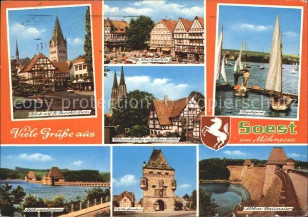 Soest Arnsberg Marktplatz Segelsport Wiesenkirche