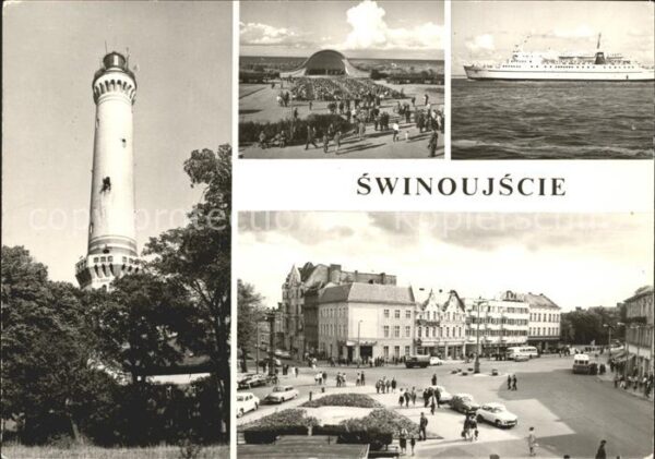 Swinoujscie Swinemuende Latarnia morska Plac Wolnosci