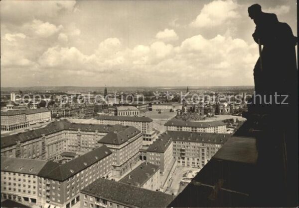 Dresden Blick vom Rathausturm