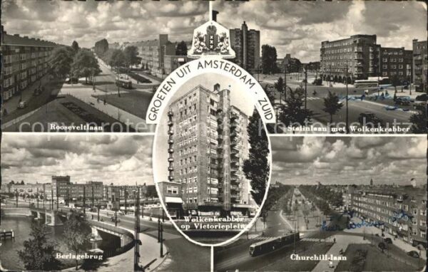 Amsterdam Niederlande Churchill Laan Berlagebrug Rooseveltlaa