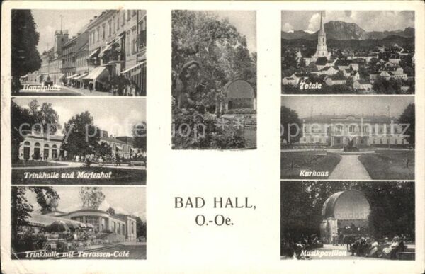 Bad Hall Oberoesterreich Kurhaus Musikpavillon Trinkhalle