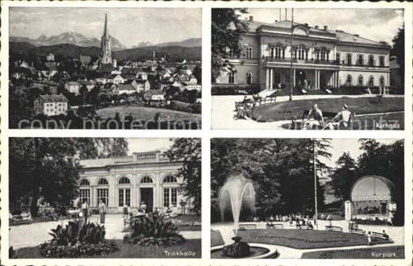 Bad Hall Oberoesterreich Kurhaus Kurpark Trinkhalle