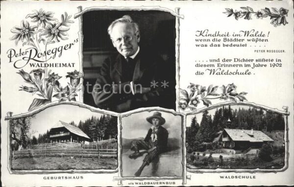 Alpl Peter Rosegger Waldheimat Geburtshaus W