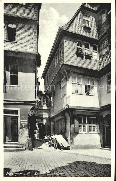 Frankfurt Main Gasse in Altstadt