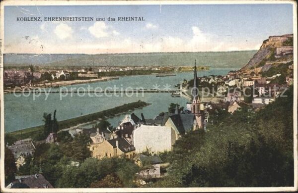 Koblenz Rhein Ehrenbreitstein Rheintal