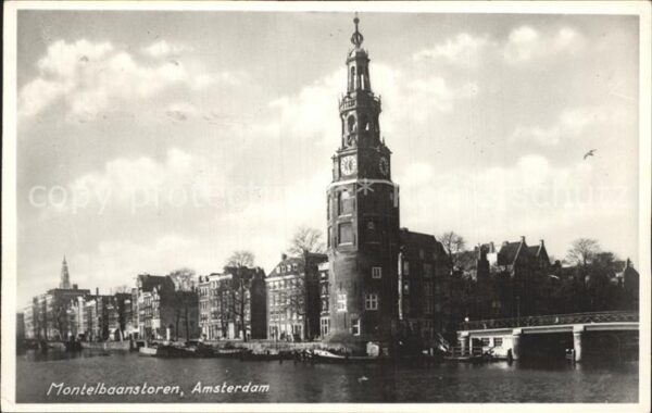 Amsterdam Niederlande Montelbaanstoren
