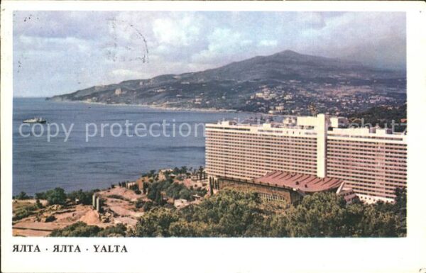 Jalta Yalta Krim Crimea Fliegeraufnahme Hotel Yalta