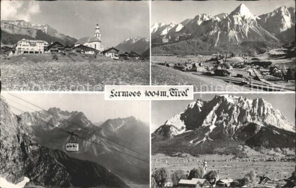 Lermoos Tirol mit Seilbahn