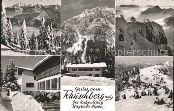Ruhpolding Rauschberg Seilbahn Skigebiet
