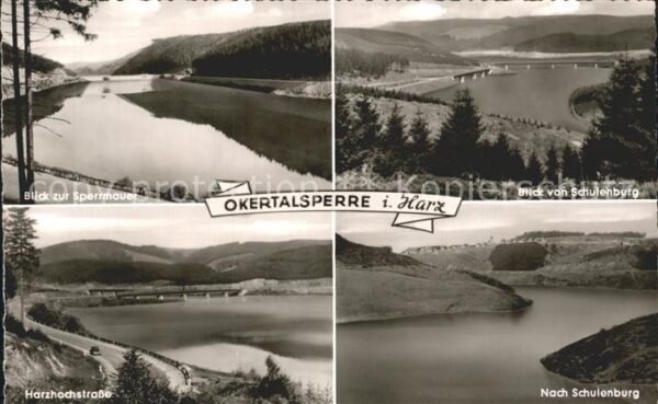 Okertalsperre Schulenburg Sperrmauer Harzhochstrasse