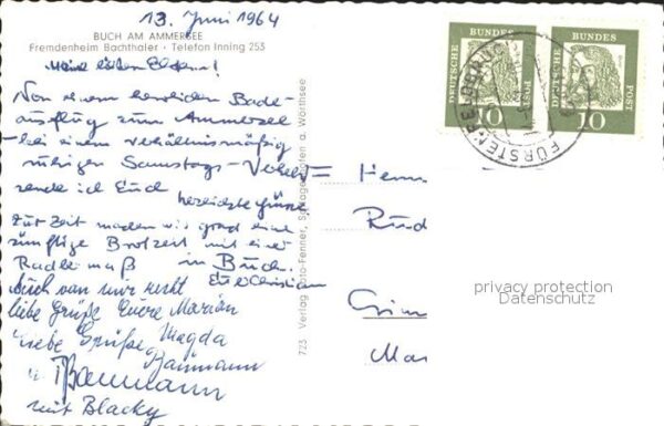 Buch Ammersee Fremdenheim Bachthaler – Bild 2