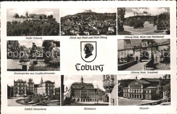 Coburg Vester Rosengarten Schloß-Ehrenberg The