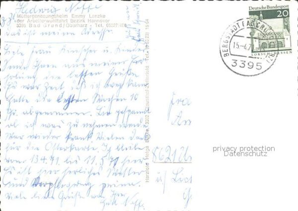 Bad Grund Müttergenesungsheim Emmy-Lanzke – Bild 2