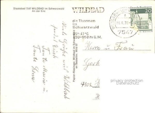 Wildbad Schwarzwald Enzpartie – Bild 2