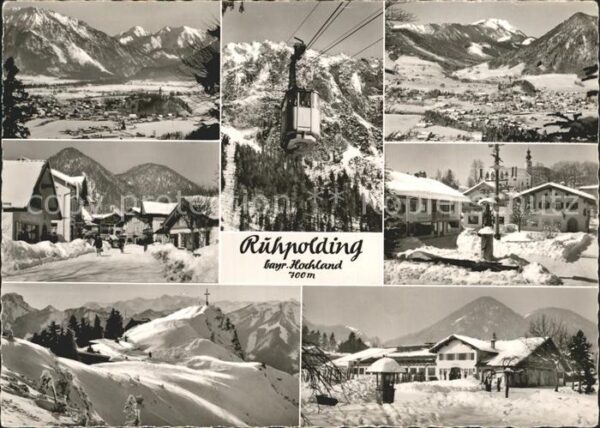 Ruhpolding Seilbahn Fliegeraufnahme Ortspartie