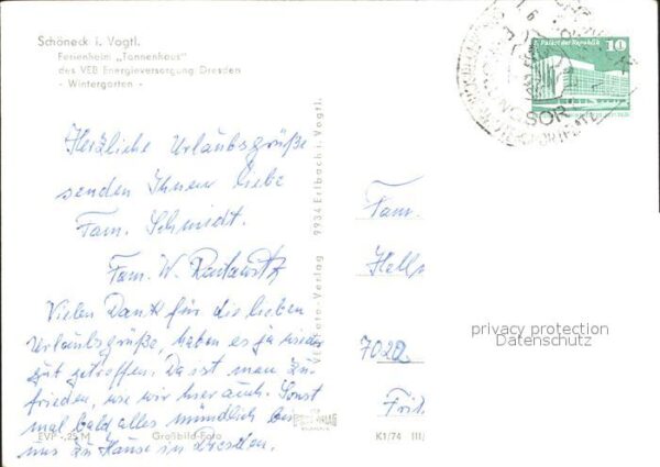 Schoeneck Vogtland Ferienheim Tannenhaus Wintergarten – Bild 2