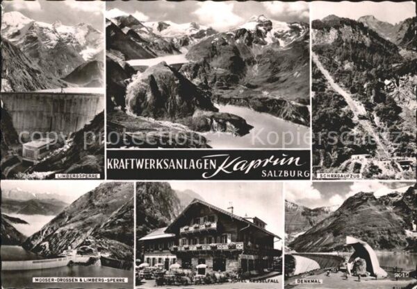 Kaprun Kraftwerksanlagen Denkmal Limbergsperre