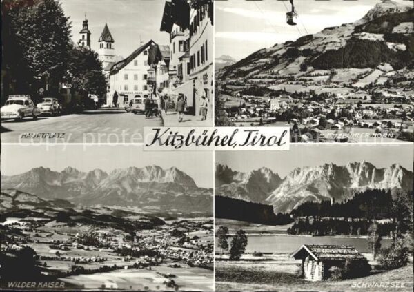 Kitzbuehel Tirol Hauptplatz Wilder-Kaiser Schwarzsee