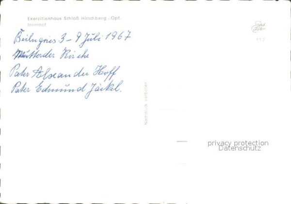 Beilngries Exerzitienhaus Schloss Hirschberg – Bild 2