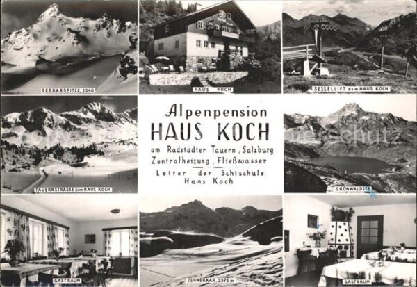 Salzburg Oesterreich Pension Haus Koch Grönwaldsee Tauernstr
