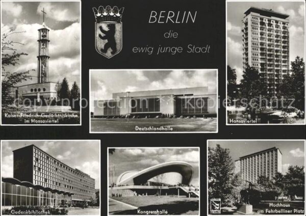 Berlin Hansaviertel Kongresshalle Fehrbellinge