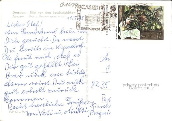 Dresden Blick von den Löschwitzhöhen auf Elbe u – Bild 2