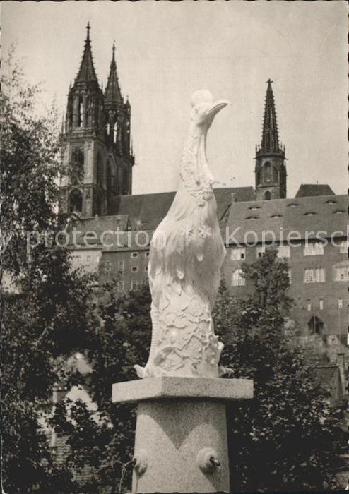Meissen Elbe Sachsen Kändler Brunnen