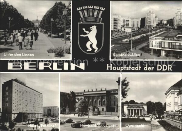 Berlin Unter den Linden Karl Marx Alee Hotel B