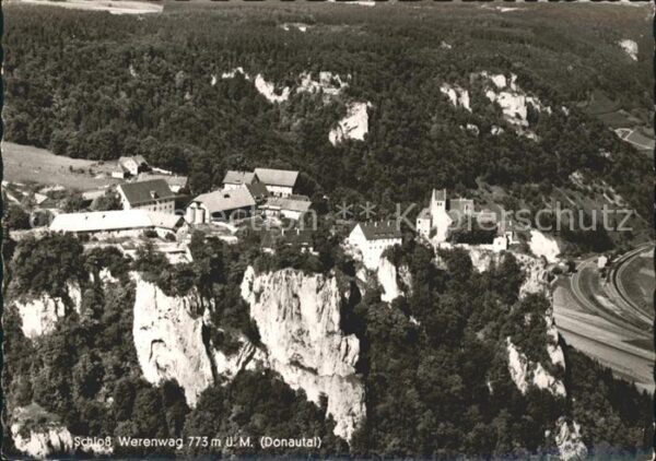 Schloss Werenwag Fliegeraufnahme