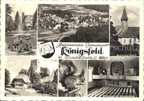 Koenigsfeld Schwarzwald Buchenberg-Kapelle Kurpark Kirchensaal