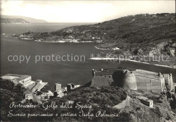 Portovenere Golfo della Spezia Fliegeraufnahme