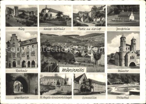 Bad Muenstereifel Burg Josefsheim Kurhaus Erft Werthertor