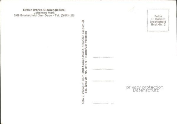 Brockscheid Eifeler Glockengießerei – Bild 2