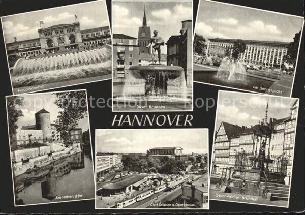 Hannover Georgsplatz Duve-Brunnen Hauptbahnhof A