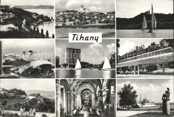 Tihany Strand Hafen Kirche
