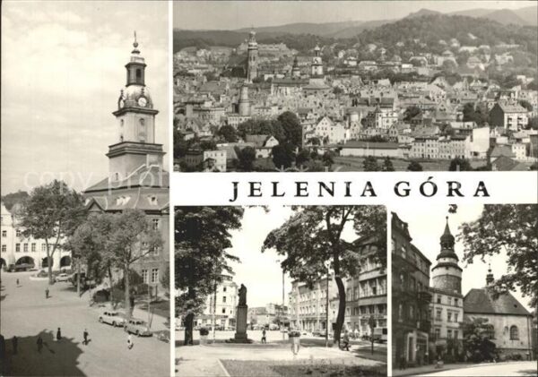 Jelenia Gora Fliegeraufnahme Kirchenpartie