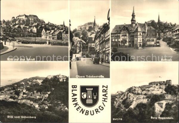 Blankenburg Harz Schloß Rathaus Tränkestrasse Eichenberg