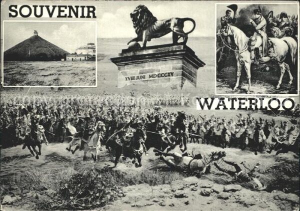 Waterloo Wallon Schlachtszene