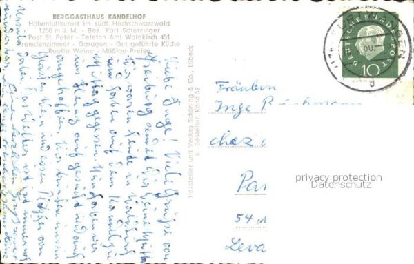 Waldkirch Breisgau Berggasthaus Kandelhof Schwarzwald Simo – Bild 2