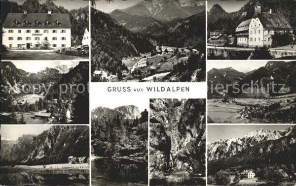Wildalpen und Umgebung Alpenpanorama