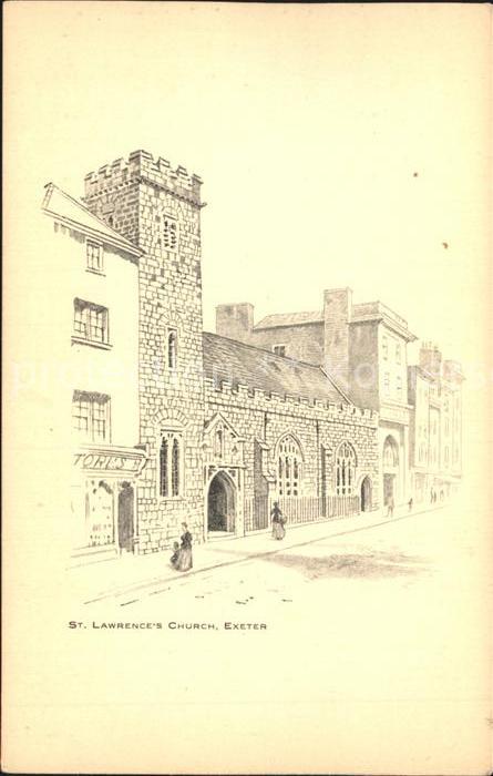 Exeter Church of St Lawrence Drawing