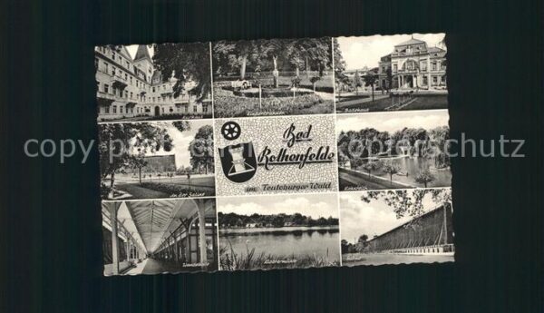 Bad Rothenfelde Kurhaus Brunnen Badehaus Teich Saline K
