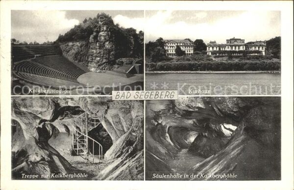 Bad Segeberg Kahlbergstadion Kurhaus Treppe Säulenha