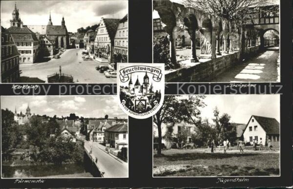 Feuchtwangen Marktplatz Kreuzgang Jugendheim Türmemo