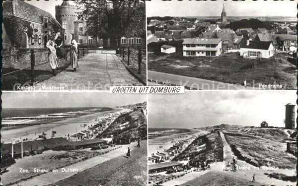 Domburg Kasteel Westhove Panorama Strand Duinen
