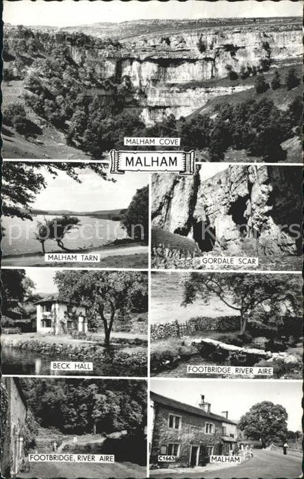 Malham Yorkshire Cove Tarn Gordale Scar Beck Hall Footbr